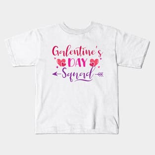 Galentine's Day Squad Women Shirt Happy Galentines Day Kids T-Shirt